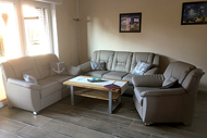 Ferienwohnung Monis Deichperle Wohnzimmer